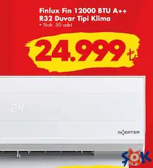 FİNLUX FİN 12000 BTU A++ R32 DUVAR TİPİ KLİMA